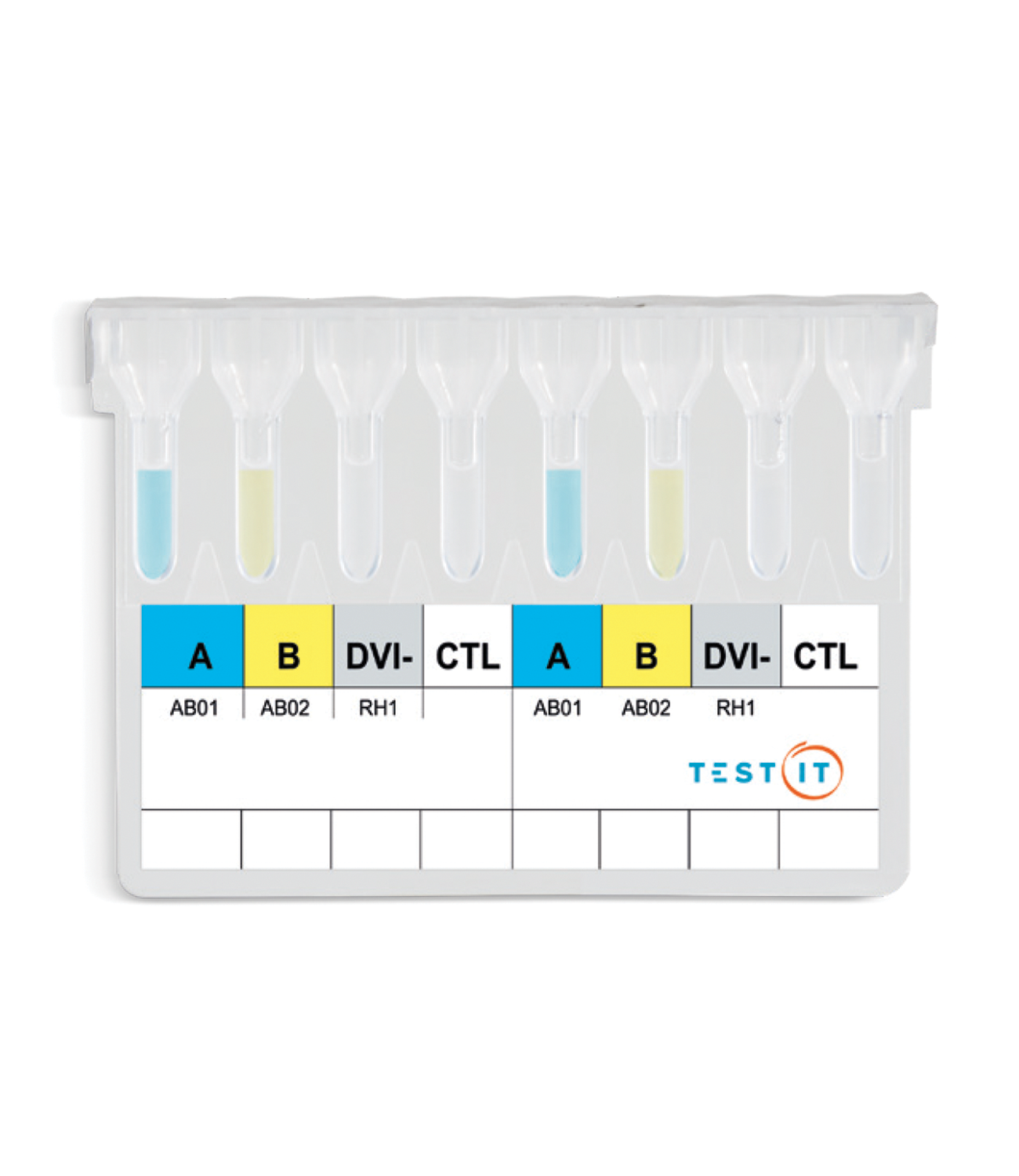 TEST IT Gel Confirm ABO/DVI- 